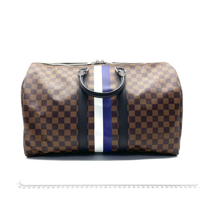 Sold Louis Vuitton SS17 Savannah Keepall 45 Bandouliere Giraffe on Brown Damier Canvas