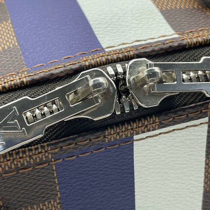 Sold Louis Vuitton SS17 Savannah Keepall 45 Bandouliere Giraffe on Brown Damier Canvas