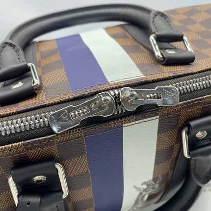 Sold Louis Vuitton SS17 Savannah Keepall 45 Bandouliere Giraffe on Brown Damier Canvas