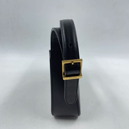 Sold Hobo bag by Yves Saint Laurent Le 5 à 7 monogram Black Leather Standard Size