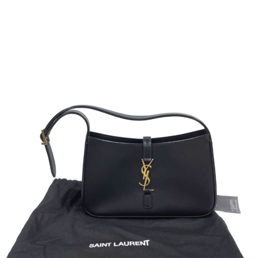 Hobo bag by Yves Saint Laurent Le 5 à 7 monogram Black Leather Standard Size-Luxbags