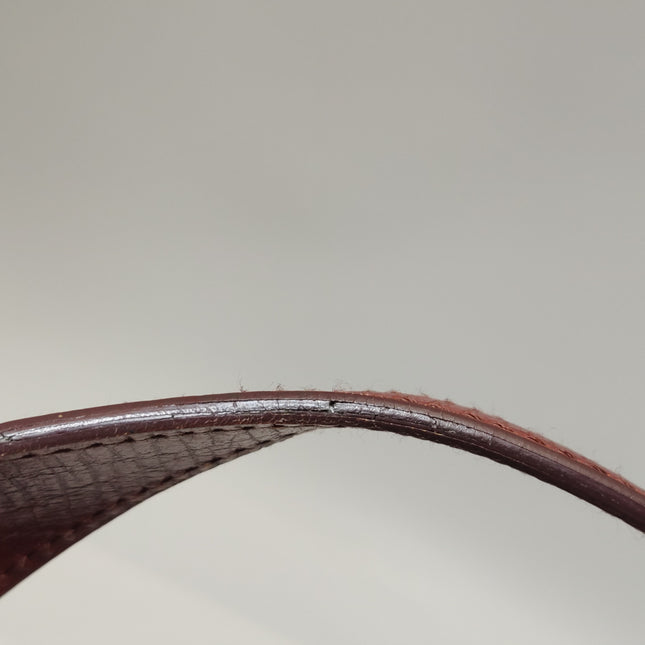 Gucci Jackie Vintage Medium Red Monogram Canvas and Leather Silver Hardware Shoulder Bag