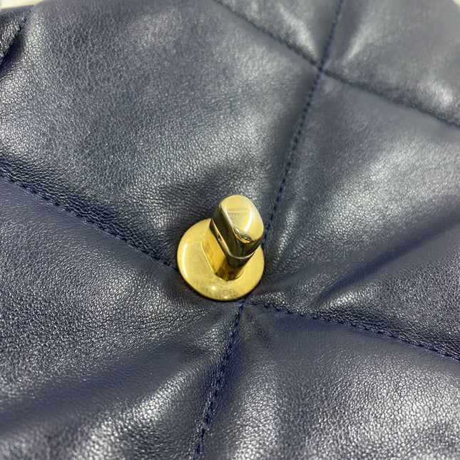 Sold Chanel 19 Bag Small Navy Gold Hardware Chain Crossbody Bag