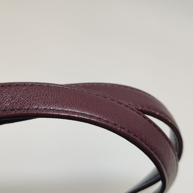 Bottega Veneta Cesta Shopper Tote Intrecciato Burgundy Leather Medium 40cm