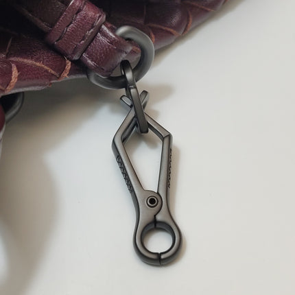 Bottega Veneta Cesta Shopper Tote Intrecciato Burgundy Leather Medium 40cm