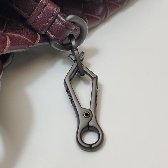 Bottega Veneta Cesta Shopper Tote Intrecciato Burgundy Leather Medium 40cm