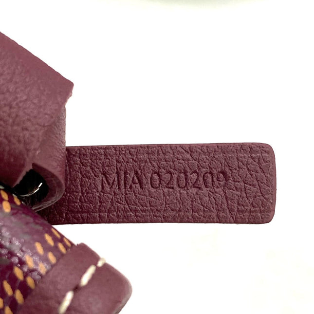 Goyard Saint Louis PM Medium Burgundy Goyardine Tote 2020