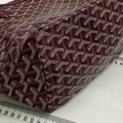 Goyard Saint Louis PM Medium Burgundy Goyardine Tote 2020