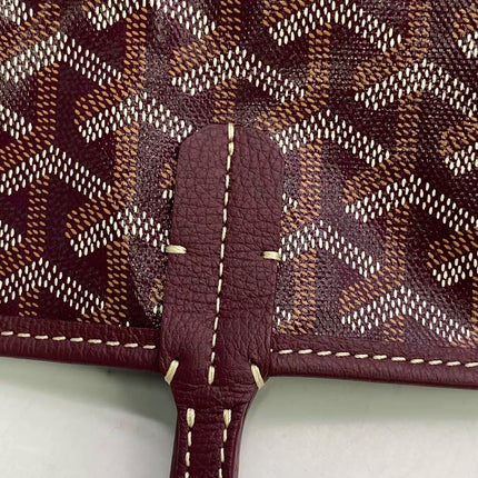 Goyard Saint Louis PM Medium Burgundy Goyardine Tote 2020
