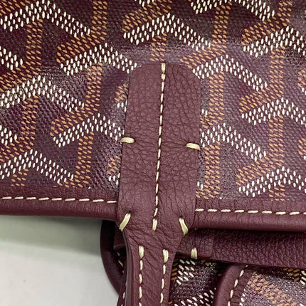 Goyard Saint Louis PM Medium Burgundy Goyardine Tote 2020
