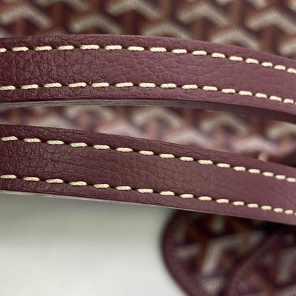 Goyard Saint Louis PM Medium Burgundy Goyardine Tote 2020
