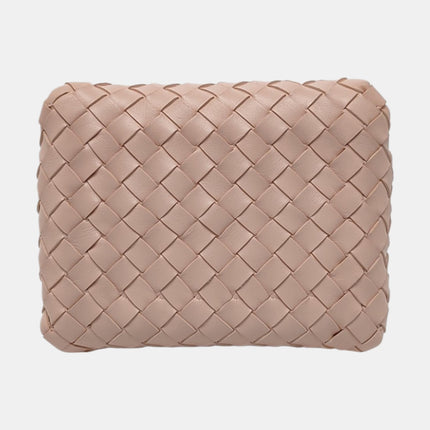 Bottega Veneta Parachute Small Intrecciato Pink Leather with Strap 20cm