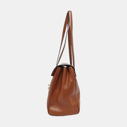 Celine Soft 16 Bag Caramel Natural Tan Smooth Calfskin Leather