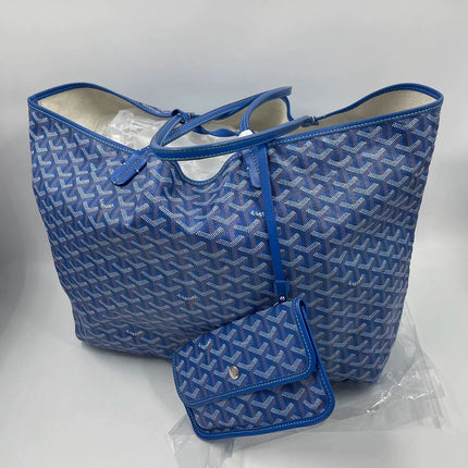 Sold Goyard Saint Louis GM Tote Large Blue