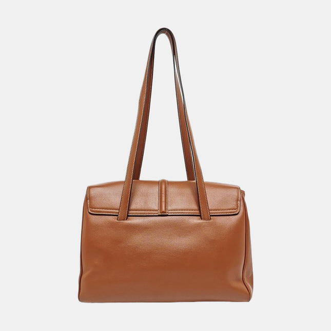 Celine Soft 16 Bag Caramel Natural Tan Smooth Calfskin Leather