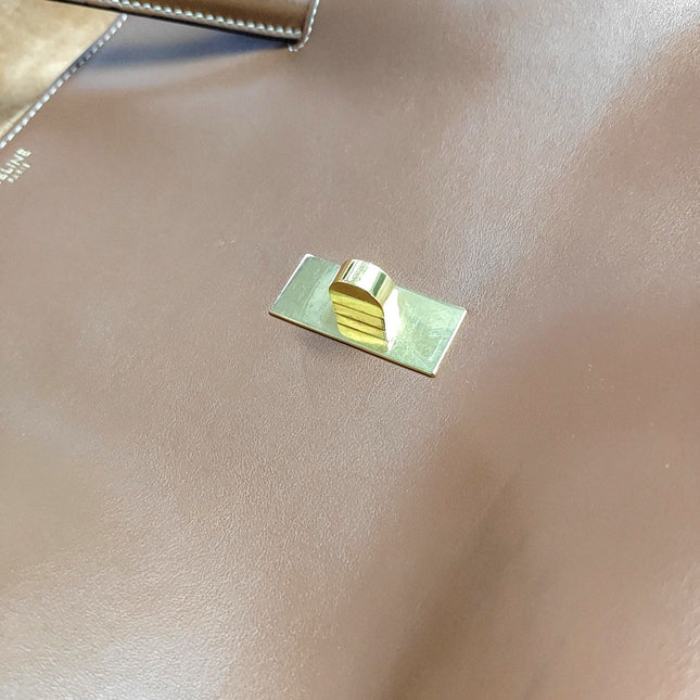 Celine Soft 16 Bag Caramel Natural Tan Smooth Calfskin Leather