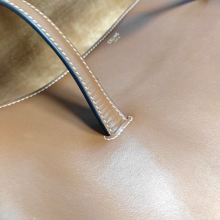 Celine Soft 16 Bag Caramel Natural Tan Smooth Calfskin Leather