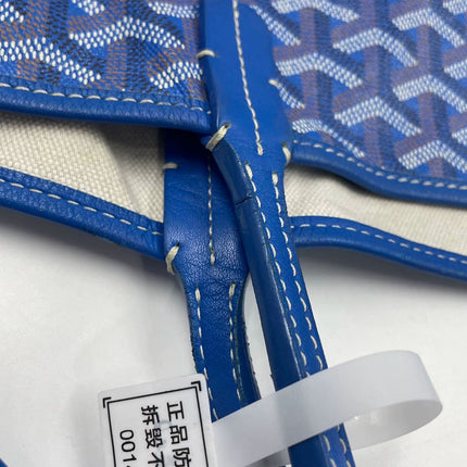 Sold Goyard Saint Louis GM Tote Large Blue