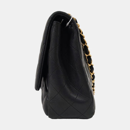 Chanel Classic Flap Jumbo Black Lambskin Leather Single Flap Gold Hardware 2009-2010