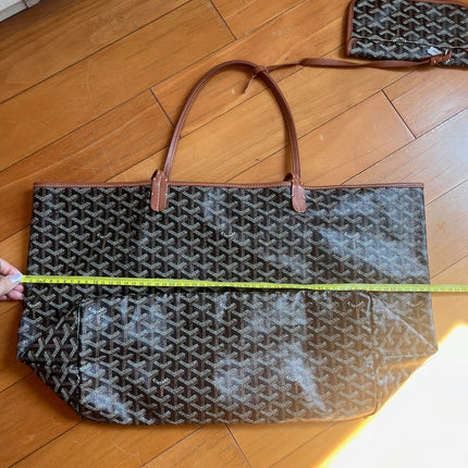 Sold Goyard Saint Louis GM Tote Large Brown