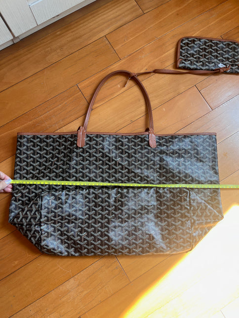 Sold Goyard Saint Louis GM Tote Large Brown