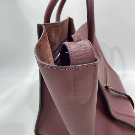 Celine Phantom Mini Burgundy Leather 30cm
