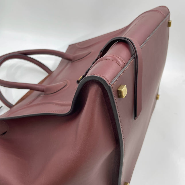 Celine Phantom Mini Burgundy Leather 30cm