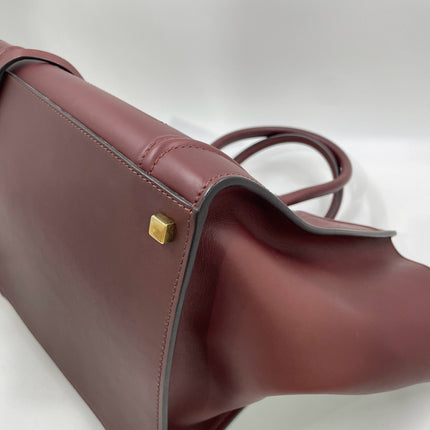 Celine Phantom Mini Burgundy Leather 30cm