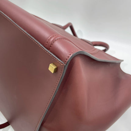 Celine Phantom Mini Burgundy Leather 30cm