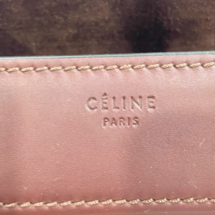 Celine Phantom Mini Burgundy Leather 30cm