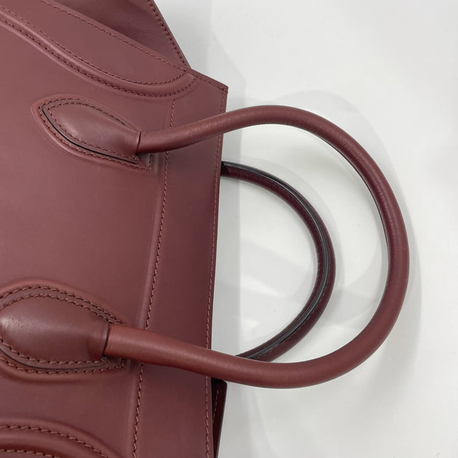 Celine Phantom Mini Burgundy Leather 30cm