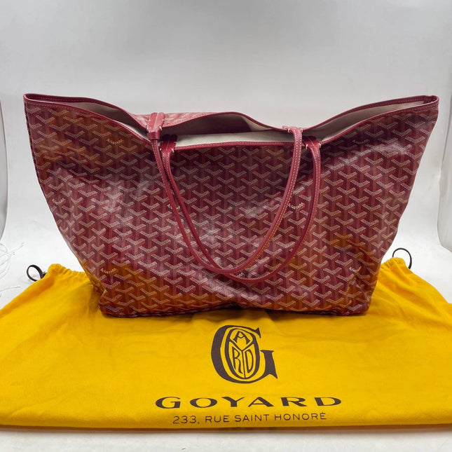Sold Goyard Saint Louis GM Tote Large Burgundy