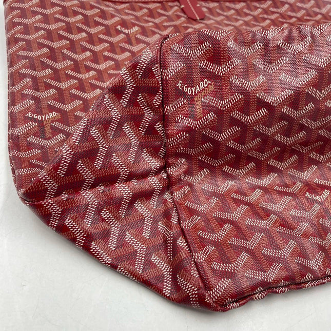 Sold Goyard Saint Louis GM Tote Large Burgundy
