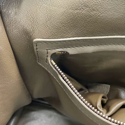 Celine Phantom Mini Dark Brown Suede Leather 30cm