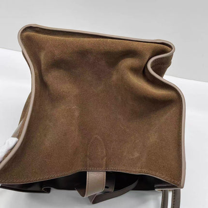 Celine Phantom Mini Dark Brown Suede Leather 30cm