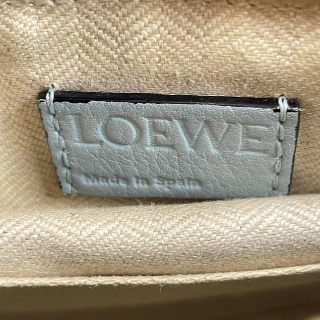 Loewe Puzzle Small Multi tone Blue Leather Crossbody Bag