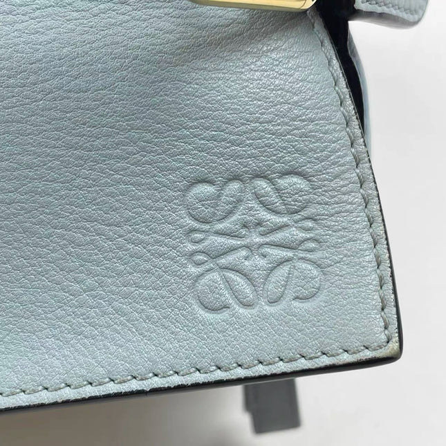 Loewe Puzzle Small Multi tone Blue Leather Crossbody Bag