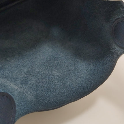 Hermes Picotin 18 Intrecciato Handles Epsom Leather Midnight Navy PHW