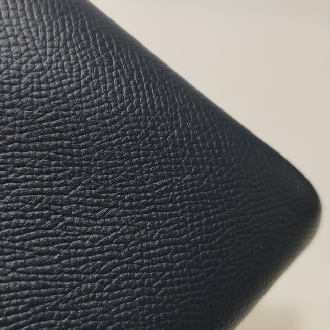 Hermes Picotin 18 Intrecciato Handles Epsom Leather Midnight Navy PHW