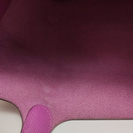 Hermes Picotin 18 Intrecciato Handles Epsom Leather Pink PHW