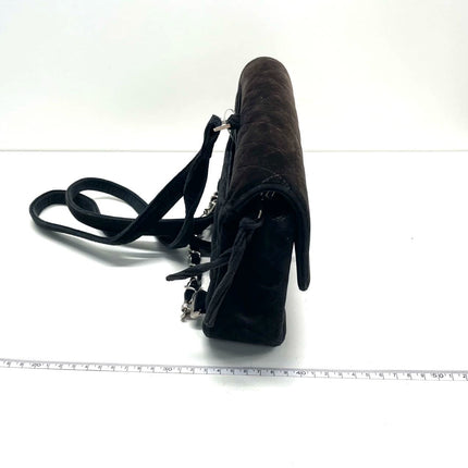 Chanel Black Velvet Shoulder Flap Backpack Vintage Silver HW, 1996