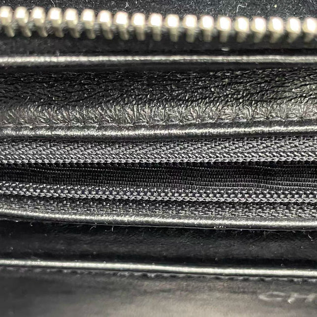 Chanel Black Velvet Shoulder Flap Backpack Vintage Silver HW, 1996