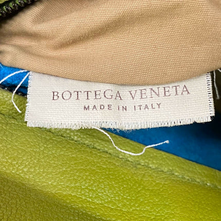 Bottega Veneta Lime Green Intrecciato Leather Hand Bag