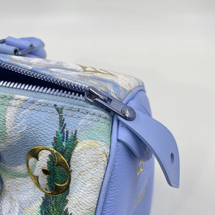 Louis Vuitton x Jeff Koons Speedy 30 Van Gogh Top Handle Bag