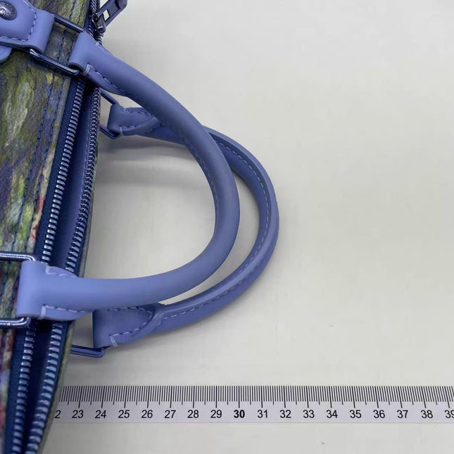 Louis Vuitton x Jeff Koons Speedy 30 Monet Water Lilies Top Handle Bag