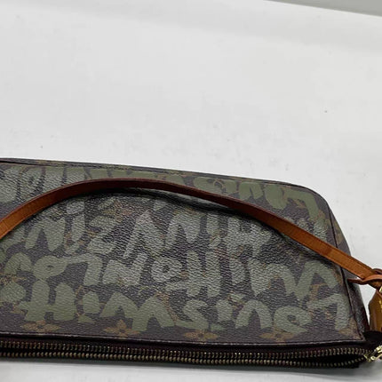 Louis Vuitton x Stephen Sprouse Green Graffiti Monogram Pochette Accessoire