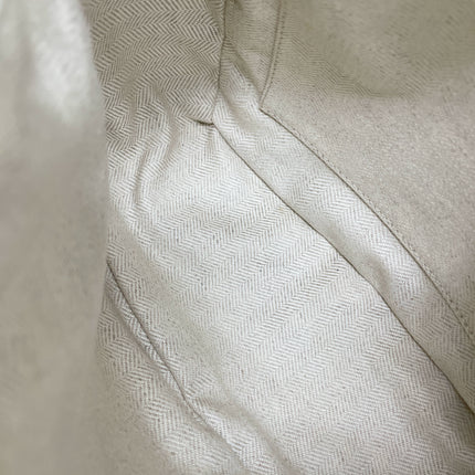 Loewe Puzzle Small Leather Woven Braided White Crossbody Bag