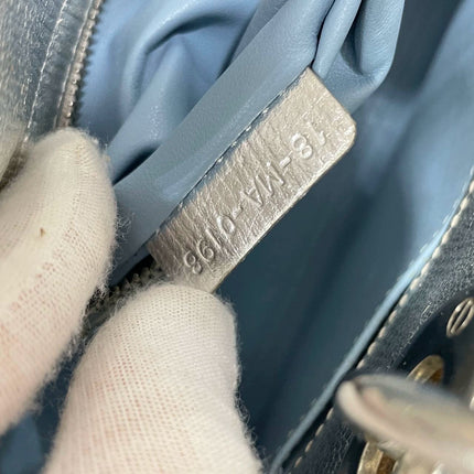 Lady Dior ABCdior Small Silver Cannage Lambskin Handbag