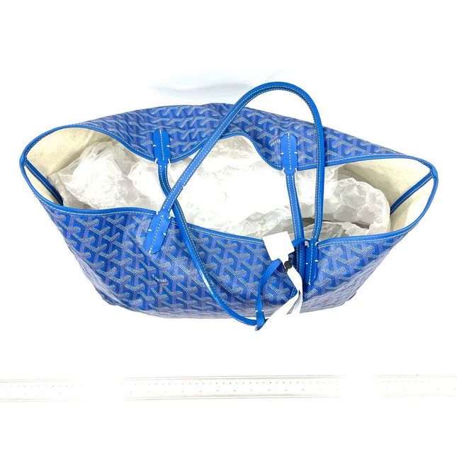 Sold Goyard Saint Louis GM Tote Large Blue