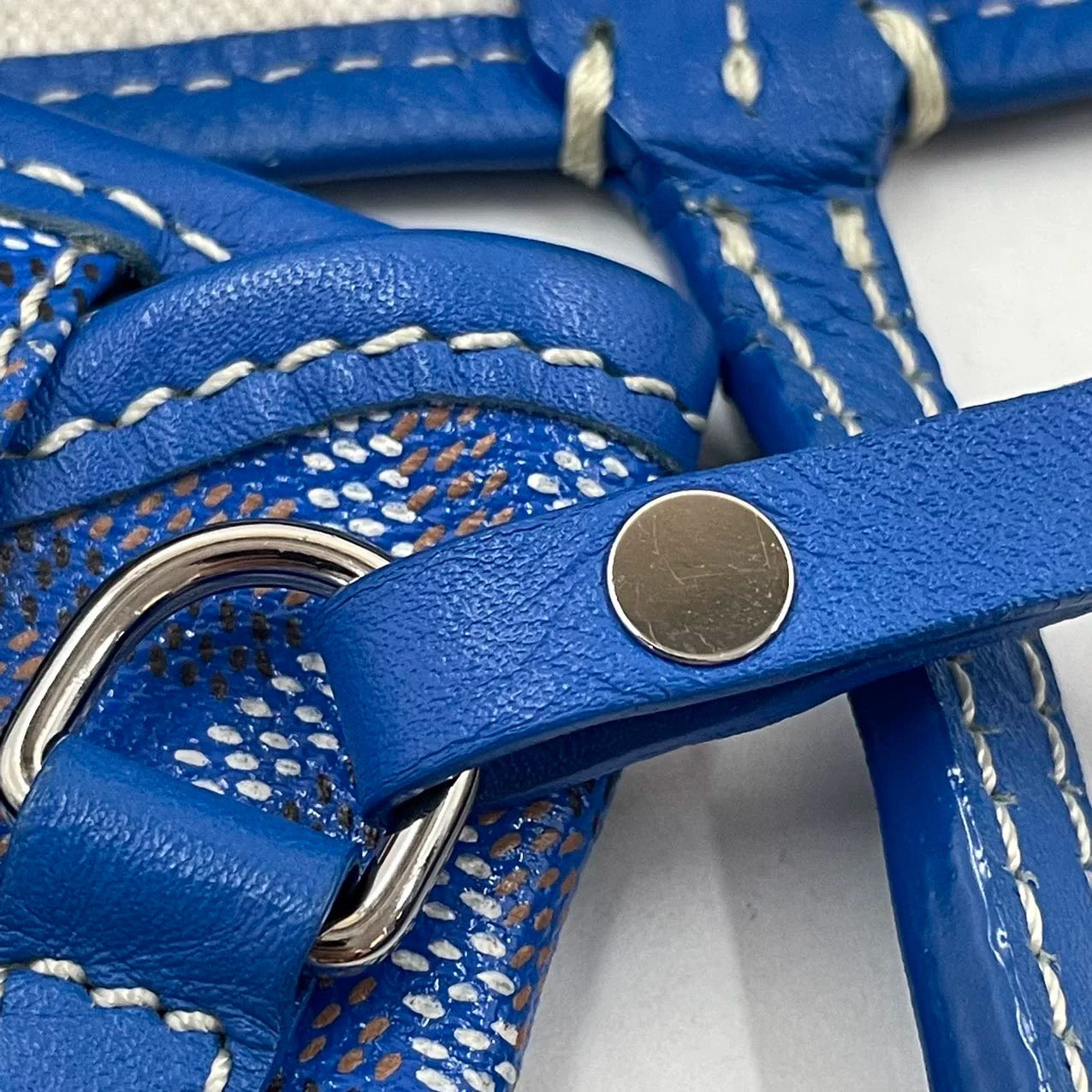 Goyard blue belt shop